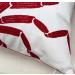 DECOPOW Embroidered Crab Throw Pillow Cover - Red Crab Decorative Canvas Pillow 18 Square - Buy Online on GoSupps.com