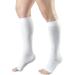 Truform 30-40 mmHg Knee High Compression Stockings for Men & Women - Open Toe White X-Large (Pack of 2) - International Shipping Available - Buy Online on GoSupps.com