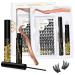 B&Q Eyelash Extension Kit B05 Lash Extension Kit 72Pcs Lash Clusters Individual Lashes Thin Band Cluster Lashes Kit Eyelash Clusters DIY Lash Kit with Tweezers and Lash Bond and Remover (Kit B05) D-8-16 MIX B 05-Kit