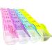 REQUISITE NEEDS Weekly Pill Box 7 Day 28 Compartments Organizer for Medicines, Supplements & Vitamins - Buy Online on GoSupps.com