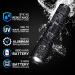 ZASHMART UV Torch 87MM L 9LED Torch 395 NM Black Flashlight Powerful UV Light Pets Urine Detector 26MM Dia Ultraviolet Light Cat Dog Bed Dry Urine Detector (Pack of 5) (2 Modes Zoom Torch) - Buy Online on GoSupps.com