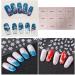 Frcolor 12 Sheets 3D Nail Stickers Christmas Snowflake Nail Art Stickers Nail Art Slices Glitters DIY Decorations - Buy Online on GoSupps.com