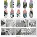 Buy 6-Piece Animal Geometry Nail Art Stamps | Floral Nail Plate Tools | International Shipping - Buy Online on GoSupps.com
