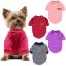 Hylyun 4 pieces dog sweater small dogs knitting winter warm dog sweaters sweaters soft comfortable puppy clothing for small medium -sized dog cats cats dark colors
