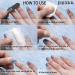 PPAKK 10 Sheets Double-Sided Nail Adhesive Stickers - 240pcs Breathable Transparent Fake Nail Glue for Women and Girls | Bendable Fake Nail Tips - 10 Count - Buy Online on GoSupps.com