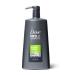 Dove Men+Care Body Wash with Pump for Men's Skin Care Extra Fresh Body Wash that Effectively Washes Away Bacteria While Nourishing Your Skin 23.5 oz