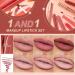  Desing Wish Desing Wish 6 Pcs Lip Liner Pencil Set Matte Nude Pink Permanent Lipstick 24 Hours Birthday Gift - Buy Online on GoSupps.com