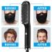 Beard Straightener Comb for Men - Anti-Scald Hair & Beard Brush with 3 Heat Settings - Buy Online on GoSupps.com