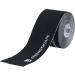 StrengthTape Kinesiology Tape 5 Meter Uncut roll Supports Injuries During Recovery Black Uncut - Buy Online on GoSupps.com