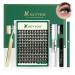 DIY Lash Extension Kit KEYYOU 144pcs Lash Clusters Eyelash Extension Kit with Mascara Brush Bond and Seal Lash Glue Remover Lash Applicators Lash Brush Clean Pad for DIY Lash Extensions (Y02 Kit) DIY Lash Kit-Y02