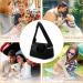 Flovippet Sling for Dogs & Cats | Breathable Dog Carrier Bag for Small Dogs (Up to 5kg) | Soft Outdoor Pet Bag - Black - Buy Online on GoSupps.com