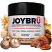 JOYBR Ultra Potent Mushroom Powder Blend 8:1 Concentrated Extract Reishi Chaga Shiitake Lion's Mane Cordyceps Maca Probiotics 3.35oz