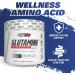 EHP Labs L Glutamine Powder Amino Acids - L-Glutamine Supplement for Gut Health (500g) Improves Muscle Recovery Focus & Concentration - 100 Servings - Buy Online on GoSupps.com