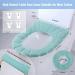 8 Pcs 11.8 Inch Thicker Toilet Seat Cover Pads - Soft & Comfortable Cushion Cover - Washable & Stretchable - Easy Installation - 8 Colors - Buy Online on GoSupps.com