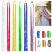 47 Inches Hair Tinsel Kit Strands with Tools 6 Colors 1200 Strands Sparkling Shiny Tinsel Hair Extensions Colorful Hair Tinsel Kit Glitter Hair