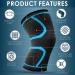BESKEY Knee Support (Pair) Anti Slip Knee Brace Elastic Breathable Knee Compression Sleeve Help Joint Pain Relief for Arthritic Sufferer and Recovery from Injuries Fit for Sports (M Blue) M (Pack of 2) Blue - Buy Online on GoSupps.com