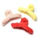 Winter Large Fluffy Hair Clip Beautiful Women's Hair Clip Headpiece Elegant Hair Accessory (Red) - Buy Online on GoSupps.com