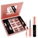 6 Pairs Magnetic Eyelash & Eyeliner Kit - Reusable Faux Lashes with Easy Application & Rose Golden Box - Buy Online on GoSupps.com