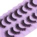 FANXITON 8D Curl Mink Lashes 7 Pairs Multipack - Natural Wispy False Eyelashes for Full Volume - C-16MM-03 - Buy Online on GoSupps.com