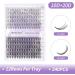 240PCS D Curl Cluster Lashes Extension 10D/20D MIX 12-16mm DIY Eyelashes Extensions - Buy Online on GoSupps.com