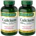 Nature's Bounty Calcium 1200 mg with Vitamin D3 Bone Health & Immune Support Vitamin D3 1000 IU 220 Softgels (Pack of 2)