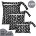 Wet Dry Bag Set - Waterproof, Washable, Travel-Friendly for Cloth Diapers & Swimsuits - 6 Piece Diaper Wet Bag Bundle - Buy Online on GoSupps.com