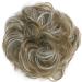 CAISHA PrettyShop Messy Scrunchie Bun | Voluminous Wavy Hairpiece in Light Brown Gray Mix | Heat-Resistant Synthetic Fibres | #6hgray G42A - Buy Online on GoSupps.com