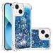 Tivenfezk Nadoli Glitzer Treisand Shell for iPhone 15 Plus silicone shockproof cell phone shell Transparent TPU Bumper protective cover Ly
