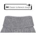 Jnancun Cat Turtleneck Sweater | Sleeveless Knitted Winter Clothes for Cats & Small Dogs - Medium Grey - Buy Online on GoSupps.com