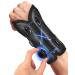 Sakima wrist bandages with a metal rail to the carpal tunnel syndrome wrist support with adjustable button fits left & right hand wrist bandage for arthritis tendonal inflammation sports protection black 5.5-8.5 inches