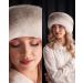 Futrzane Siberian Headband - Womens Faux Fur Headbands - Fluffy Russian Earband - Size XS (White with Black Siberian) - Buy Online on GoSupps.com