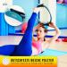 Buy Botibo Profi Pilates Ring 37.5cm | Resistance Ring for Pilates | Leg Press Pelvic Floor Trainer with Hip Protection & Bag - Black/Blue - Buy Online on GoSupps.com