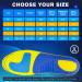 Arch Support Insoles for Standing All Day - Relief for Heel Spur, Heel Pain, Plantar Fasciitis - Orthotic Inserts for Men & Women - Yellow S (Men 7-8.5/Women 8-9.5) - Buy Online on GoSupps.com