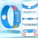 Motion Sickness Bands for Kids - Anti Nausea Wristbands for Relief - Cruise & Travel Essentials - Blue Sea & Pink Heart (Medium Size) - Buy Online on GoSupps.com