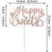 Xsstarmi 1 Pack Happy Sweet 16 Cake Topper Glitter Cheers to 16 Years Old Cake Pick Sweet Sixteen 16th Birthday Cake Decoration for Happy 16th Birthday Party Supplies Rose Gold Design 1 Rose Gold - Buy Online on GoSupps.com