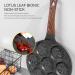 ZPRMMN 7 Holes Egg Frying Pan Multifunction Hamburger Steak Non Stick Pan Cooking Pan Cooking Utensils 7 holes Wooden Handles - Buy Online on GoSupps.com