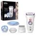 Braun Silk- pil 9 Epilator for Long Lasting Hair Removal 4 Extras Pouch Cooling Glove 9-735 SE9-735 MN