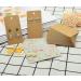 Twavang Earring Card Holder Set - 100 Kraft Paper Display Cards, 100 Clear Earring Backs, 100 Self Adhesive Bags - Brown 3.5 x 2 - Ideal for Jewelry Display - Buy Online on GoSupps.com