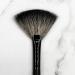Impala Brush Fan N18 - Natural Bristles Face & Body Makeup Tool for Pressed & Loose Powder - Flat Fan Shape - Buy Online on GoSupps.com