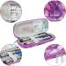 Jakago Insulin Cooling Bag - Portable Insulin Pen Case with 2 Nylon Cooling Packs for Diabetes Accessories | Violet - Buy Online on GoSupps.com
