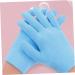 minkissy 1 Pair Night Moisturizing Gloves Hand Nail Stamp Plates Overnight Spa Gloves Compact Gloves Moisturizing Spa Gloves Lotion Moisturizing Gloves for Women at Night Accessories 19.5x12.2x0.4cm - Buy Online on GoSupps.com