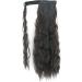 IMISSU Long Kinky Curly Wrap Around Ponytail Extension Synthetic Hair Extensions Clip in Hairpiece (Dark Brown) - Buy Online on GoSupps.com
