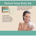 Buy Unscented Natural Soap Bar for Sensitive Dry Skin - Nourishing Coconut Oil & Cocoa Butter 4.5 oz - International Shipping Available - Buy Online on GoSupps.com