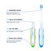 Travel Toothbrush On The Go Folding Feature - Medium Bristle Brushes (3 Pack) - 3 Count - Buy Online on GoSupps.com