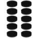 RONRONS 10 Pieces Makeup Brush Cleaner Sponge Travel Quick Color Removal Dry Make up Brushes Cleaning Replacement Sponges for Eye Shadow Blush Brush