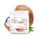 Organic Coconut Oil for Hair  Skin   Raw Extra Virgin Coconut Oil - Pure Unrefined Cold Pressed Oil with MCTs for Body Care or Haircare  Hair Growth  Aceite de Coco Organico  Baby  Dogs  Pets 8 Ounce (Pack of 1)