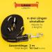 Vitazoo Black Reflective Dog Leash 2m | Adjustable & Durable for Large Dogs | 3 Lengths | Double Leash Design - Buy Online on GoSupps.com