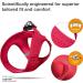 Buy Air-Mesh Red Vest Harness XS - Curli D-Ring Buckle | International Shipping - Buy Online on GoSupps.com