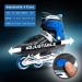 Xino Sports Kids Adjustable Inline Skates with LED Light Up Wheels - Blue Youth Big Kid Large - 5-8 - Buy Online on GoSupps.com