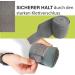 Fleece Horse Bandages - 4-Set with Velcro Fastener & Storage Bag for Mini Shetland Pony - Gray - Buy Online on GoSupps.com